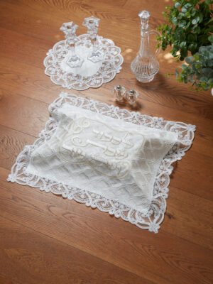 כיסוי חלות אלה, לבן ואופוויט