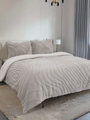 שמיכת פוך בז'