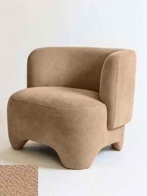 כורסה חום בהיר "שוגר"