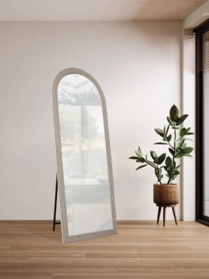 מראת קשתות דמוי טרוורטין בז' 60/180