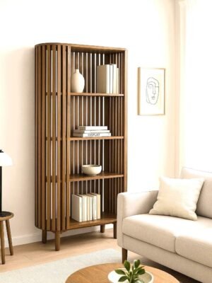 כוננית מעץ מנגו