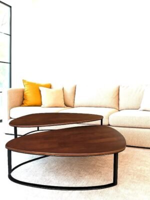 סט שולחנות סלון אמורפיים